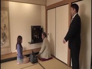 Порно японка с парнем пока спит отец